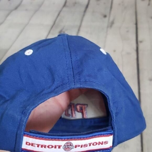 Detroit Pistons Basketball Adidas Ball Cap Hat - Picture 3 of 10